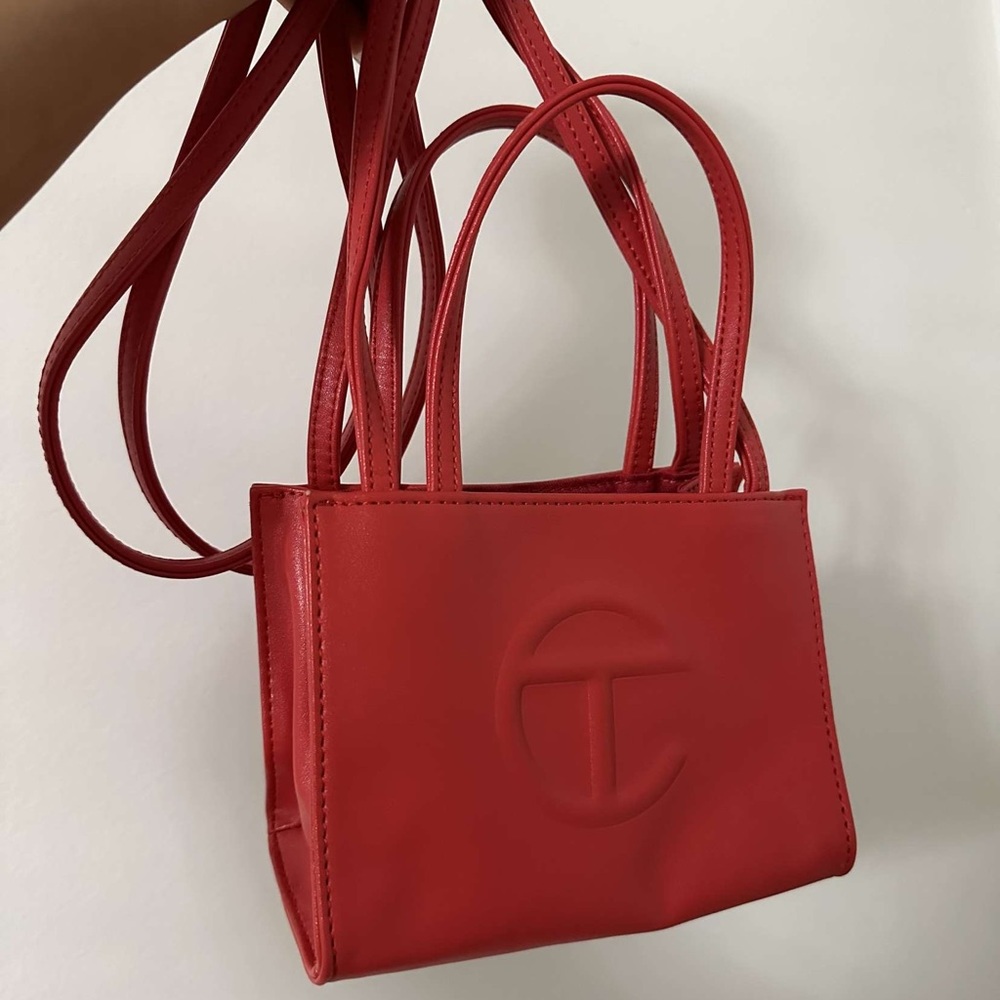 Small Red Telfar Bag